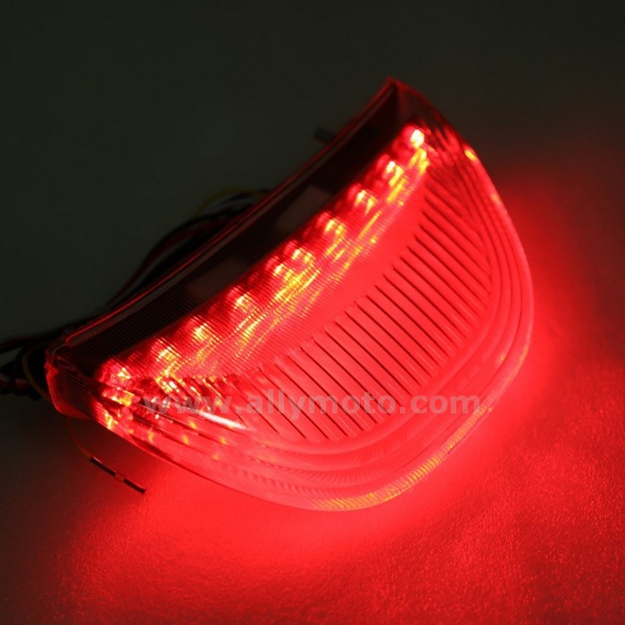 6 Clear Tail Light With Led Honda Cbr600Rr 03-06 Cbr1000Rr 04-07@4